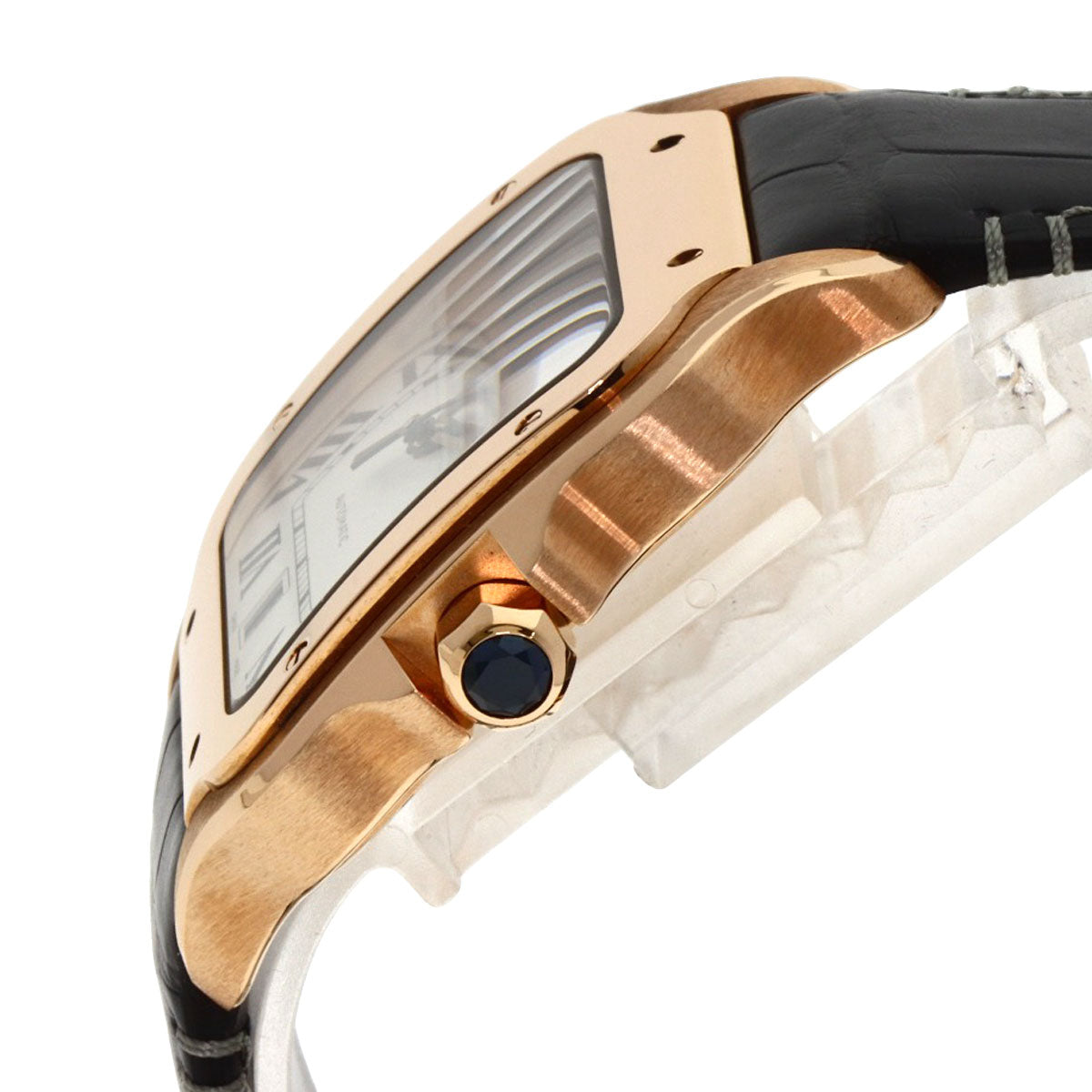 CARTIER カルティエ WGSA0019 サントス ドゥ カルティエ LM 腕時計 K18PG メンズ 中古
