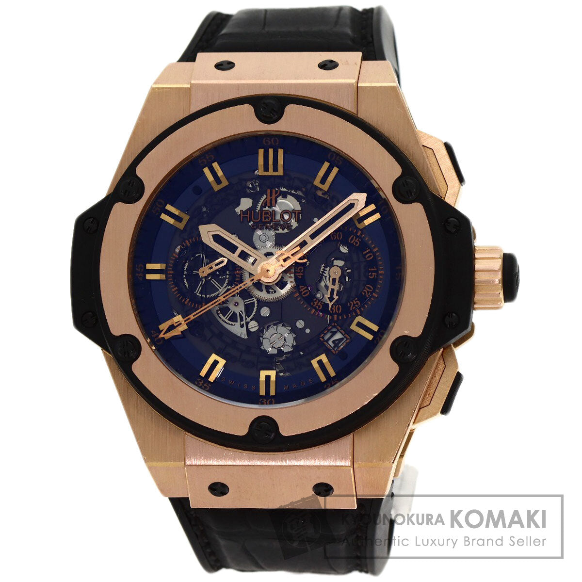 HUBLOT ウブロ 701.OX.0180.RX ビッグバン ウニコ キングゴールド 限定500本 腕時計 K18PG メンズ 中古