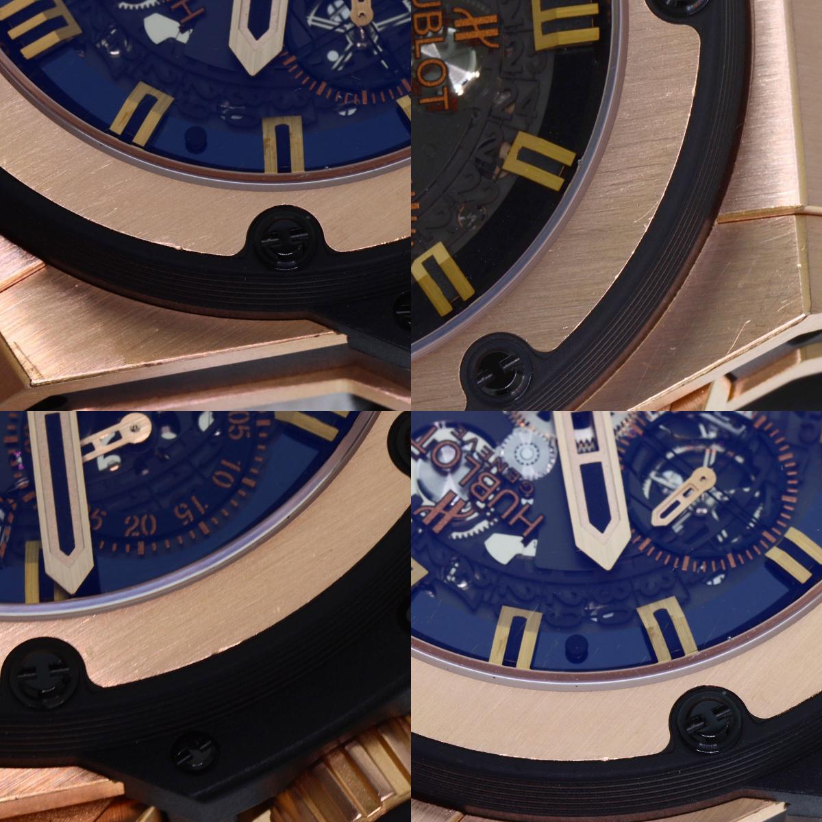 HUBLOT ウブロ 701.OX.0180.RX ビッグバン ウニコ キングゴールド 限定500本 腕時計 K18PG メンズ 中古