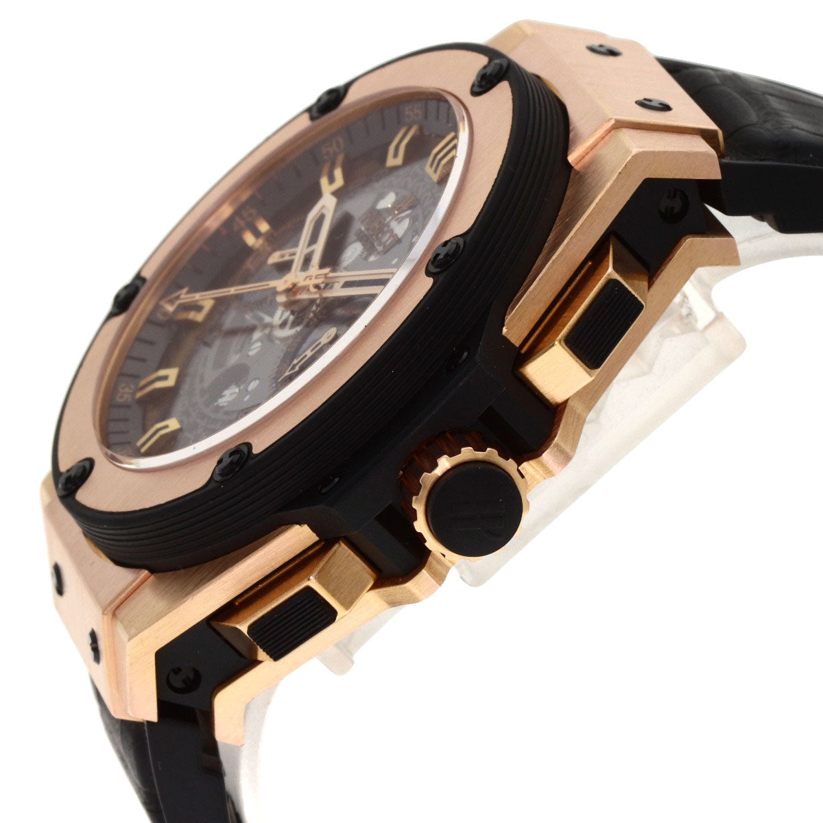 HUBLOT ウブロ 701.OX.0180.RX ビッグバン ウニコ キングゴールド 限定500本 腕時計 K18PG メンズ 中古