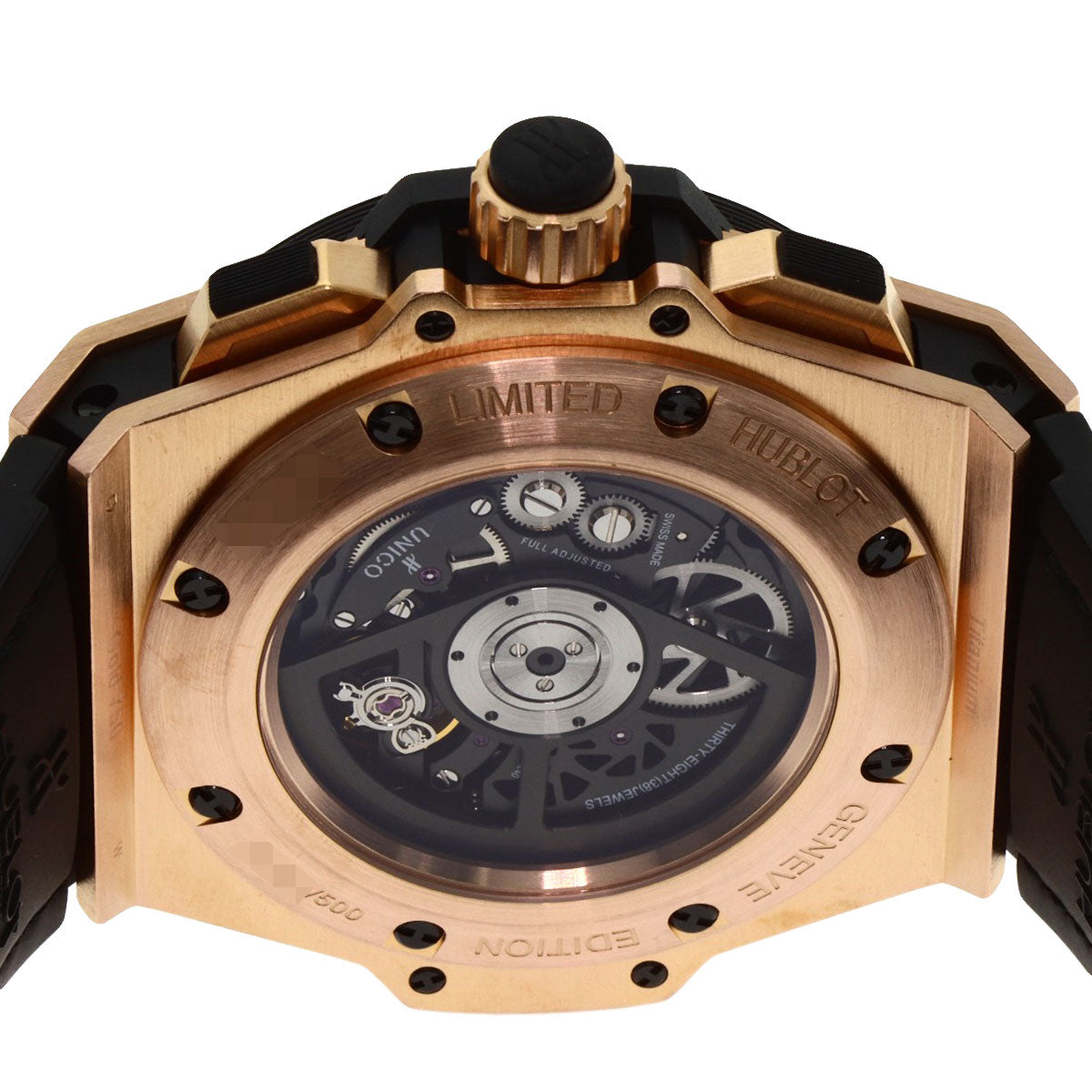 HUBLOT ウブロ 701.OX.0180.RX ビッグバン ウニコ キングゴールド 限定500本 腕時計 K18PG メンズ 中古