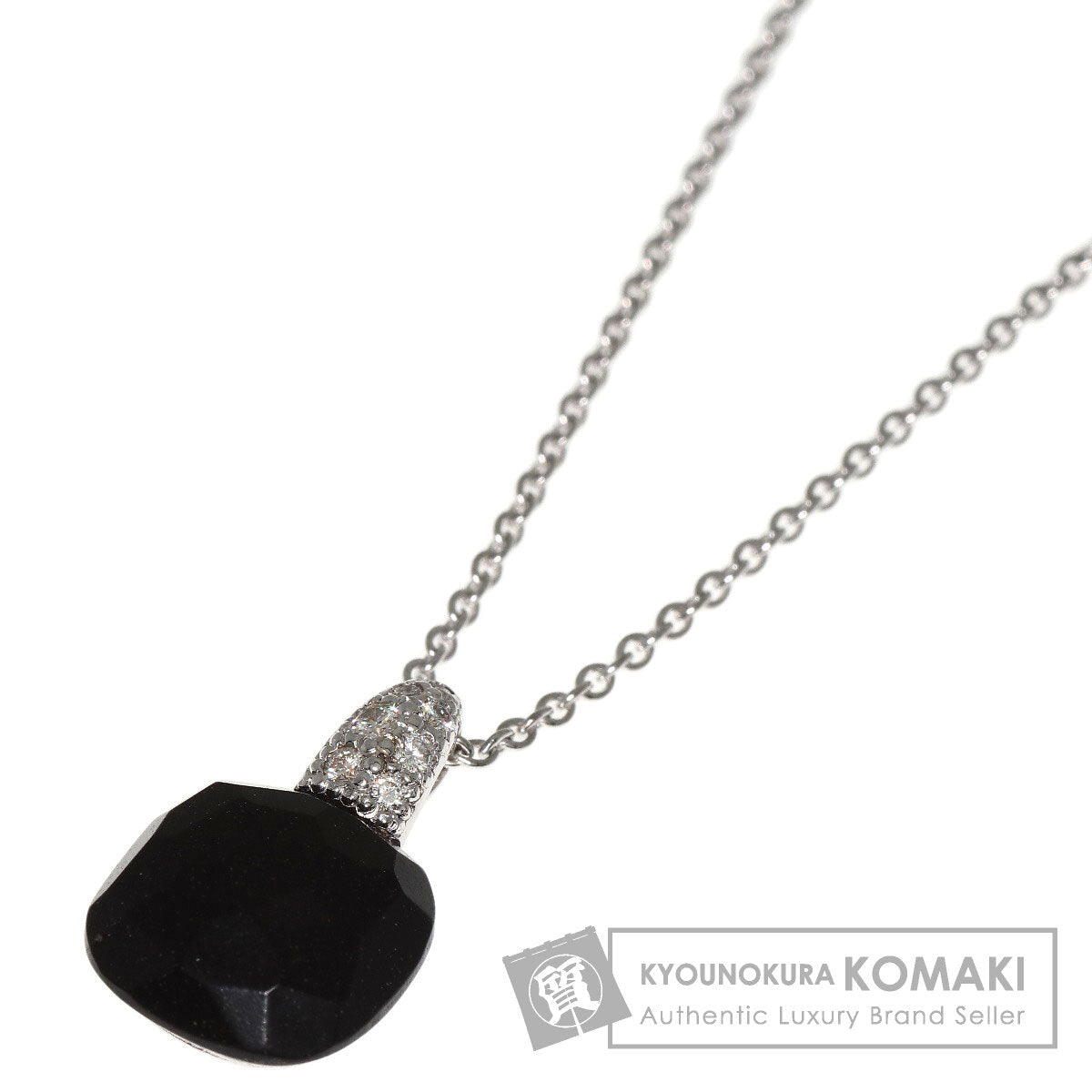 ポメラート カプリ オニキス ダイヤモンド ネックレス 中古 商品画像1