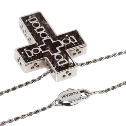 Damiani ダミアーニ ベルエポック ルビー ダイヤモンド M ネックレス K18WG レディース 中古