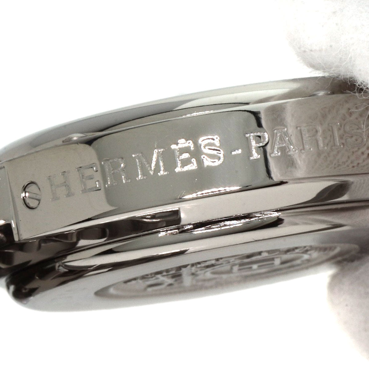 HERMES エルメス CL1.310 クリッパー クロノグラフ 腕時計 SS レディース 中古