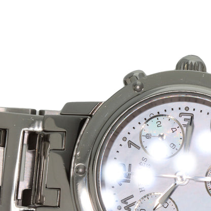 HERMES エルメス CL1.310 クリッパー クロノグラフ 腕時計 SS レディース 中古