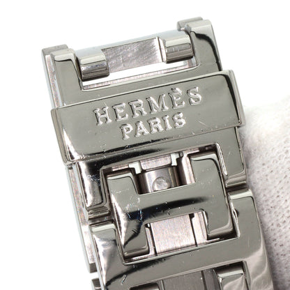 HERMES エルメス CL1.310 クリッパー クロノグラフ 腕時計 SS レディース 中古