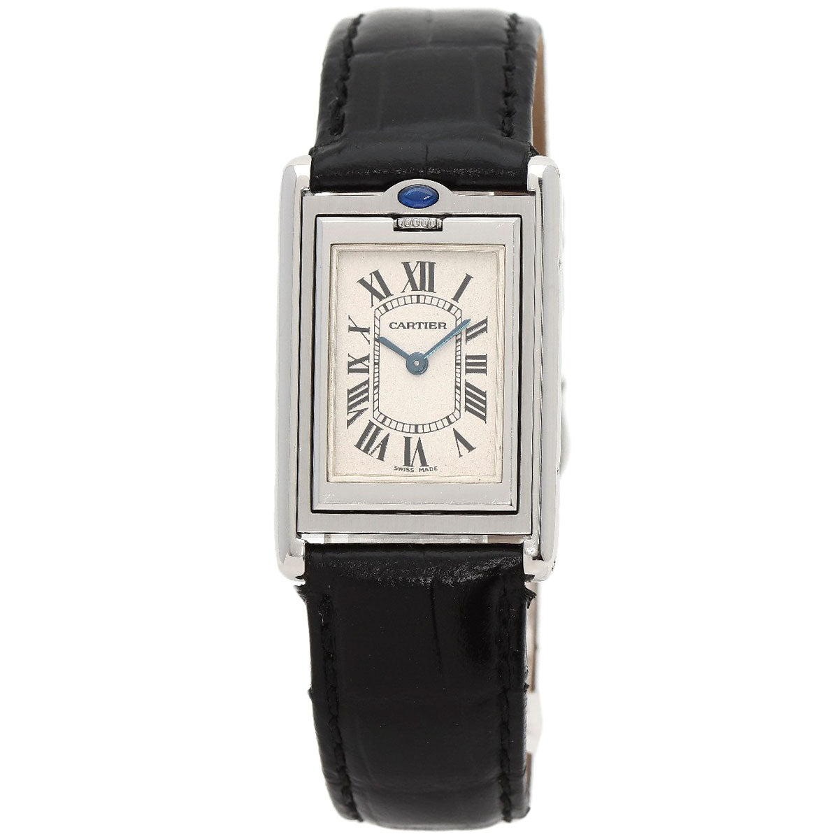 CARTIER カルティエ W1011258 タンク バスキュラント MM 腕時計 SS ボーイズ 中古