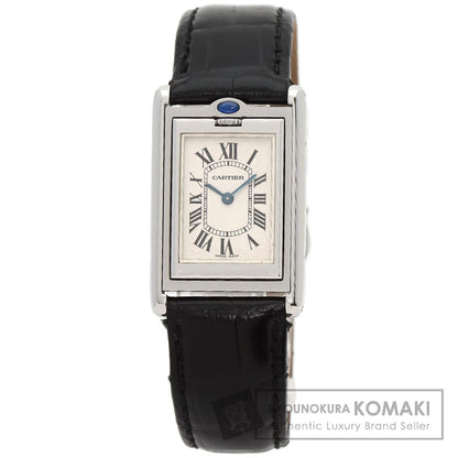 CARTIER カルティエ W1011258 タンク バスキュラント MM 腕時計 SS ボーイズ 中古