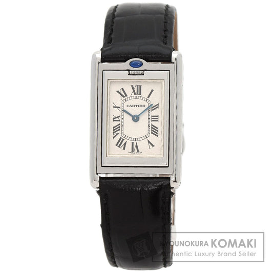 CARTIER カルティエ W1011258 タンク バスキュラント MM 腕時計 SS ボーイズ 中古
