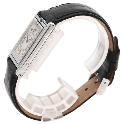 CARTIER カルティエ W1011258 タンク バスキュラント MM 腕時計 SS ボーイズ 中古
