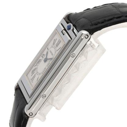 CARTIER カルティエ W1011258 タンク バスキュラント MM 腕時計 SS ボーイズ 中古