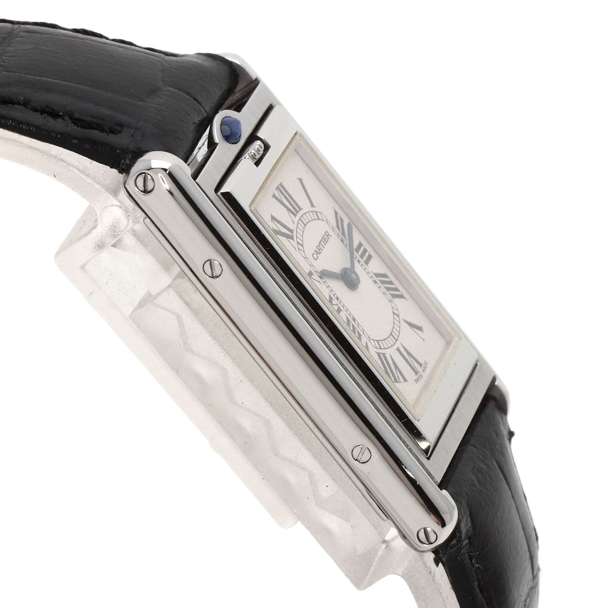 CARTIER カルティエ W1011258 タンク バスキュラント MM 腕時計 SS ボーイズ 中古