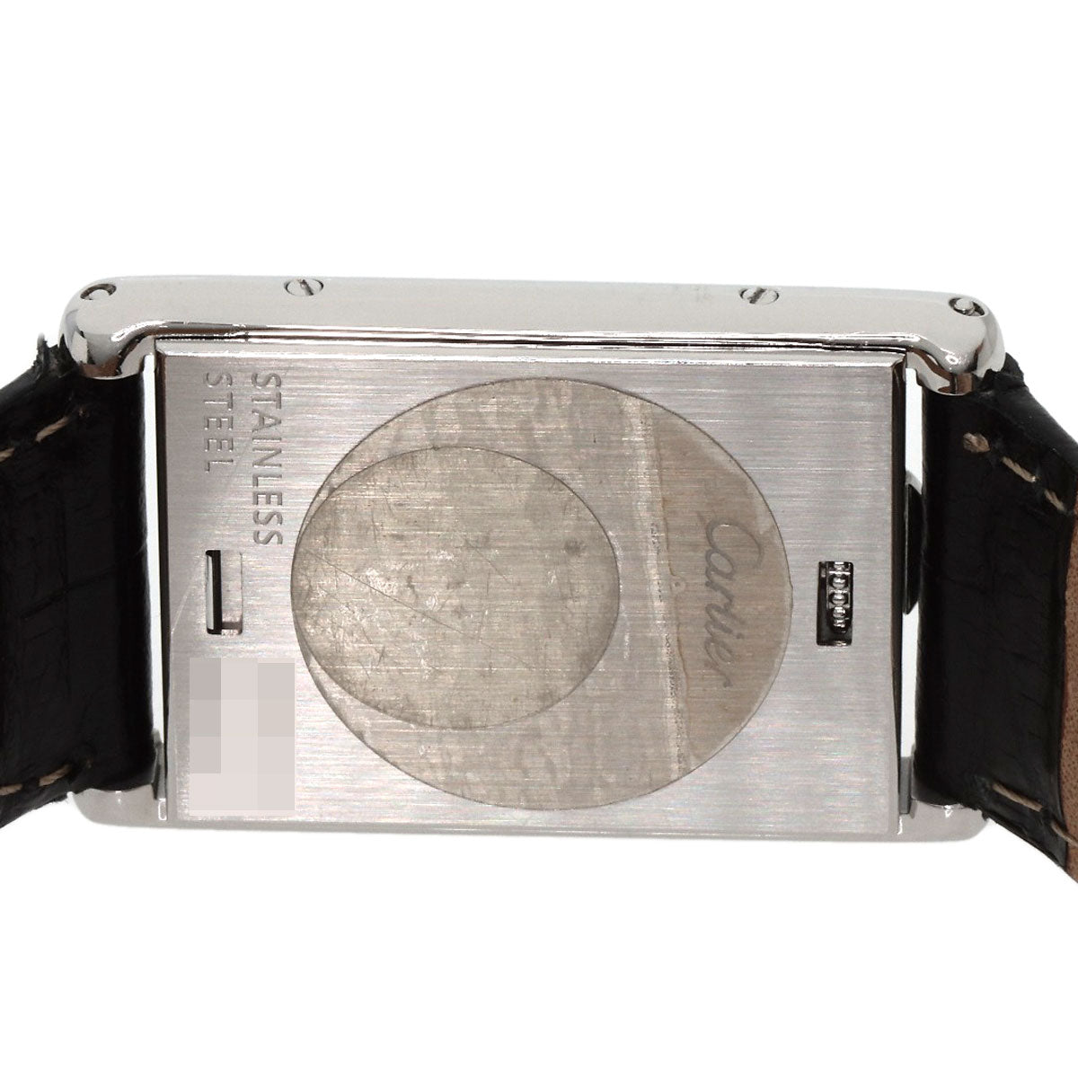CARTIER カルティエ W1011258 タンク バスキュラント MM 腕時計 SS ボーイズ 中古