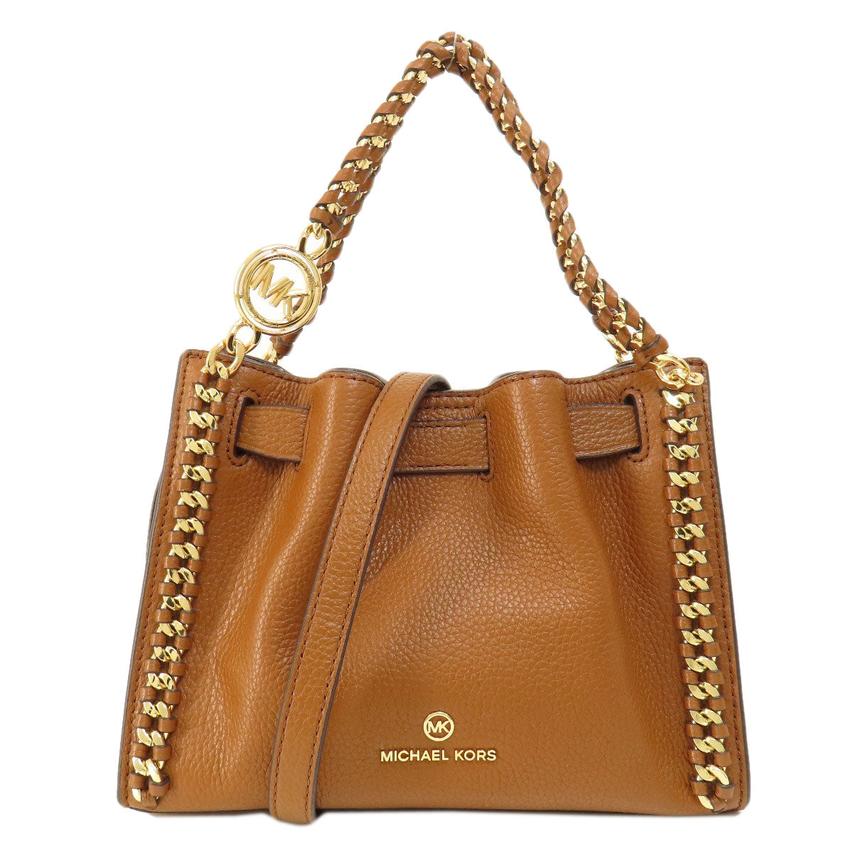 Michael Kors マイケルコース ロゴ金具 2WAY ハンドバッグ レザー レディース 中古