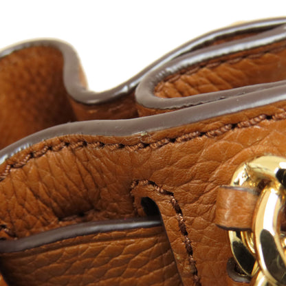 Michael Kors マイケルコース ロゴ金具 2WAY ハンドバッグ レザー レディース 中古
