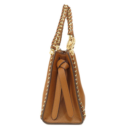 Michael Kors マイケルコース ロゴ金具 2WAY ハンドバッグ レザー レディース 中古