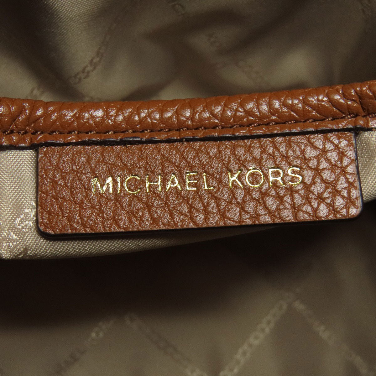 Michael Kors マイケルコース ロゴ金具 2WAY ハンドバッグ レザー レディース 中古