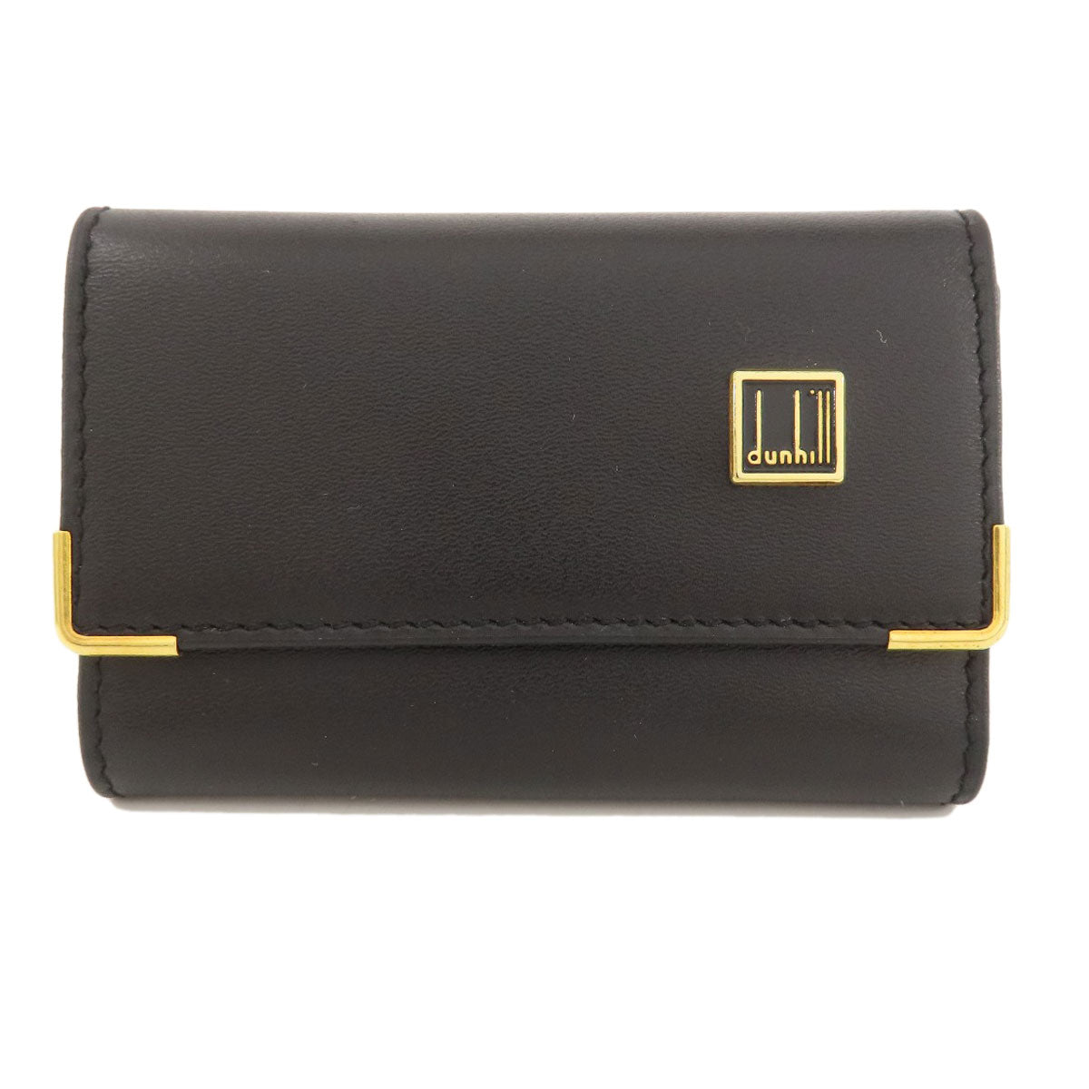 Dunhill ダンヒル ロゴ キーケース レザー レディース 中古