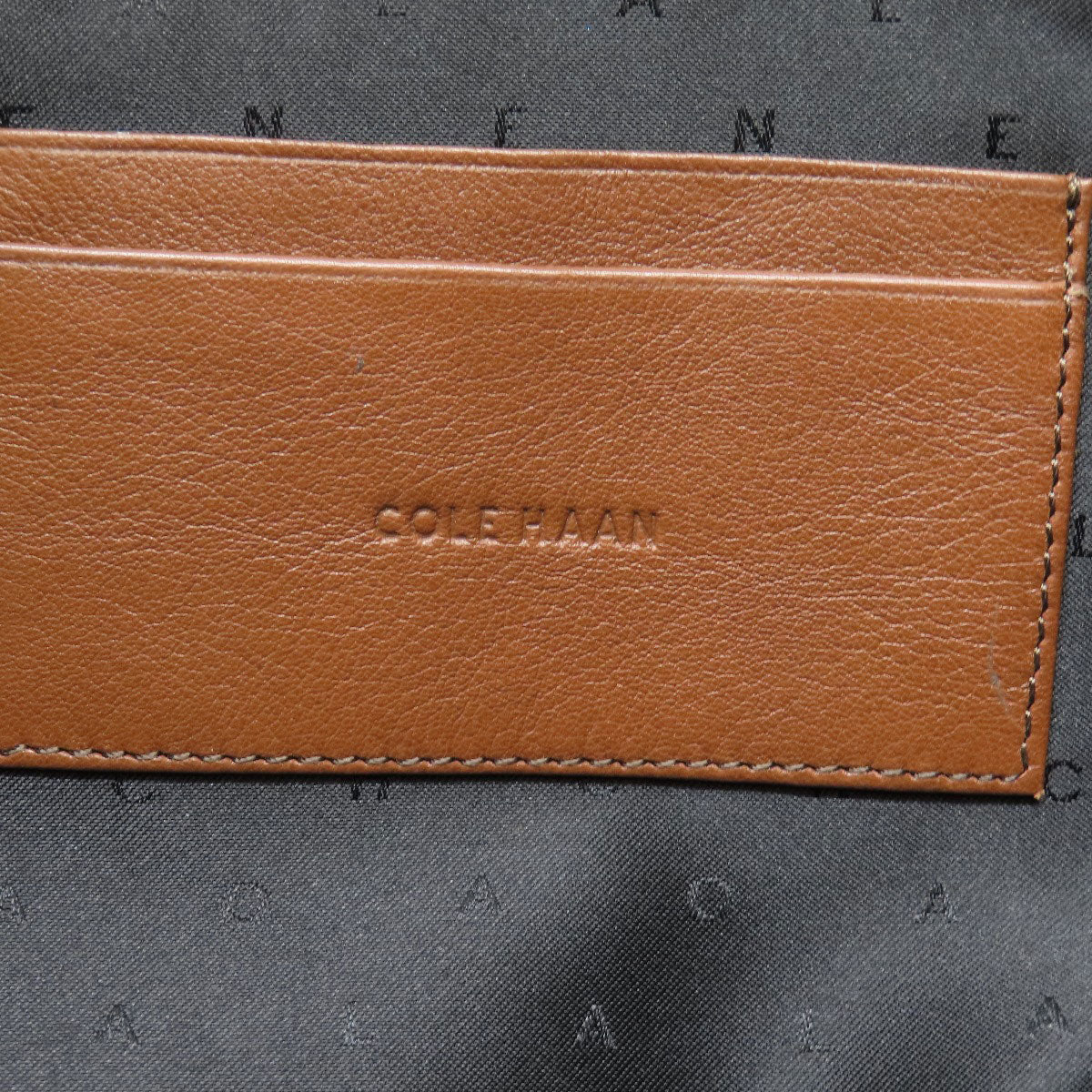 Cole Haan コールハーン 編み込みバッグ トートバッグ レザー レディース 中古