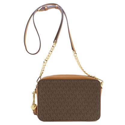 Michael Kors マイケルコース MKシグネチャー チェーンショルダー ショルダーバッグ レザー レディース 中古