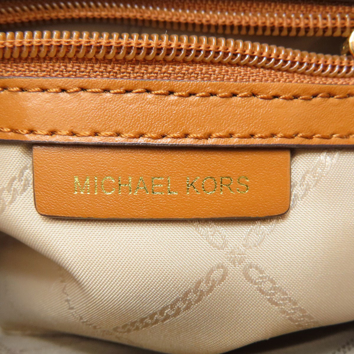 Michael Kors マイケルコース MKシグネチャー チェーンショルダー ショルダーバッグ レザー レディース 中古
