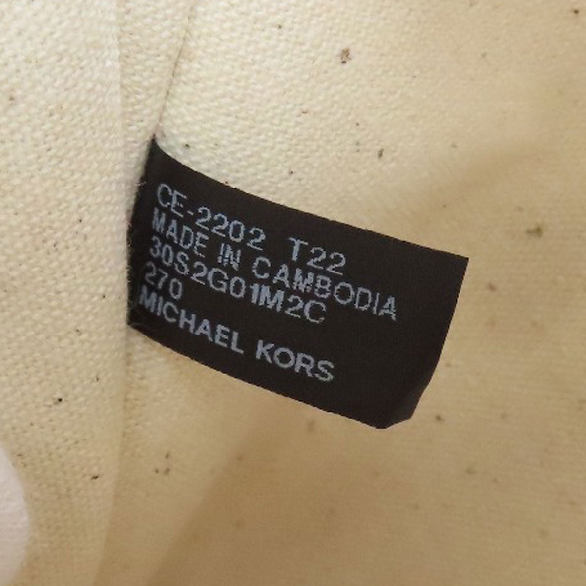 Michael Kors マイケルコース ロゴ ショルダーバッグ キャンバス レディース 中古
