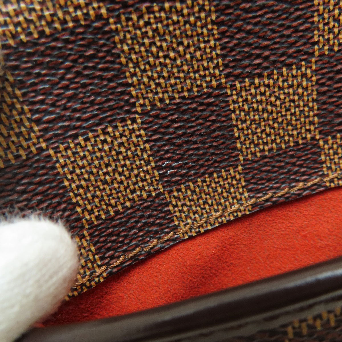 LOUIS VUITTON ルイヴィトン N51296 ポシェット イパネマ ダミエ エベヌ ショルダーバッグ ダミエキャンバス レディース 中古