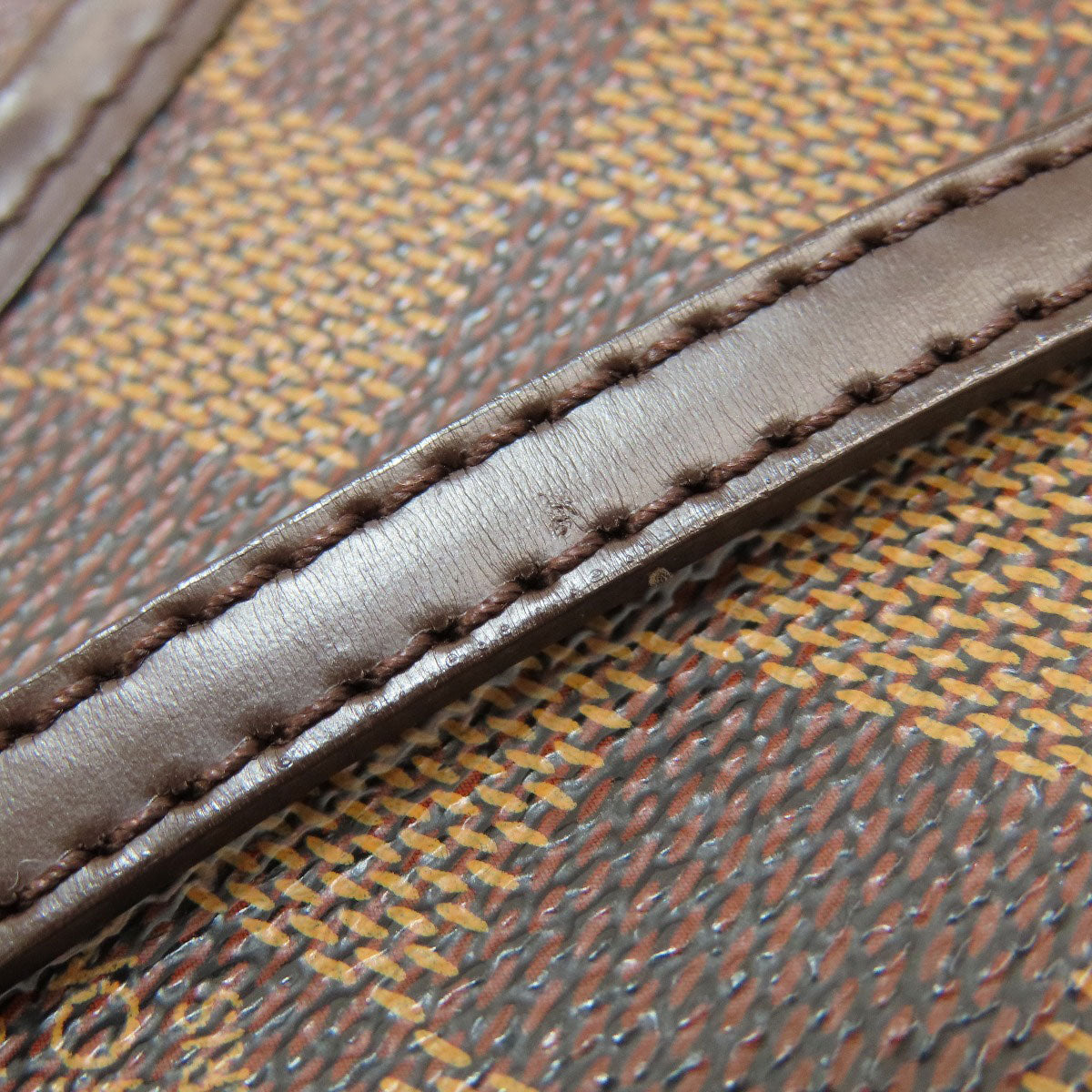 LOUIS VUITTON ルイヴィトン N51296 ポシェット イパネマ ダミエ エベヌ ショルダーバッグ ダミエキャンバス レディース 中古