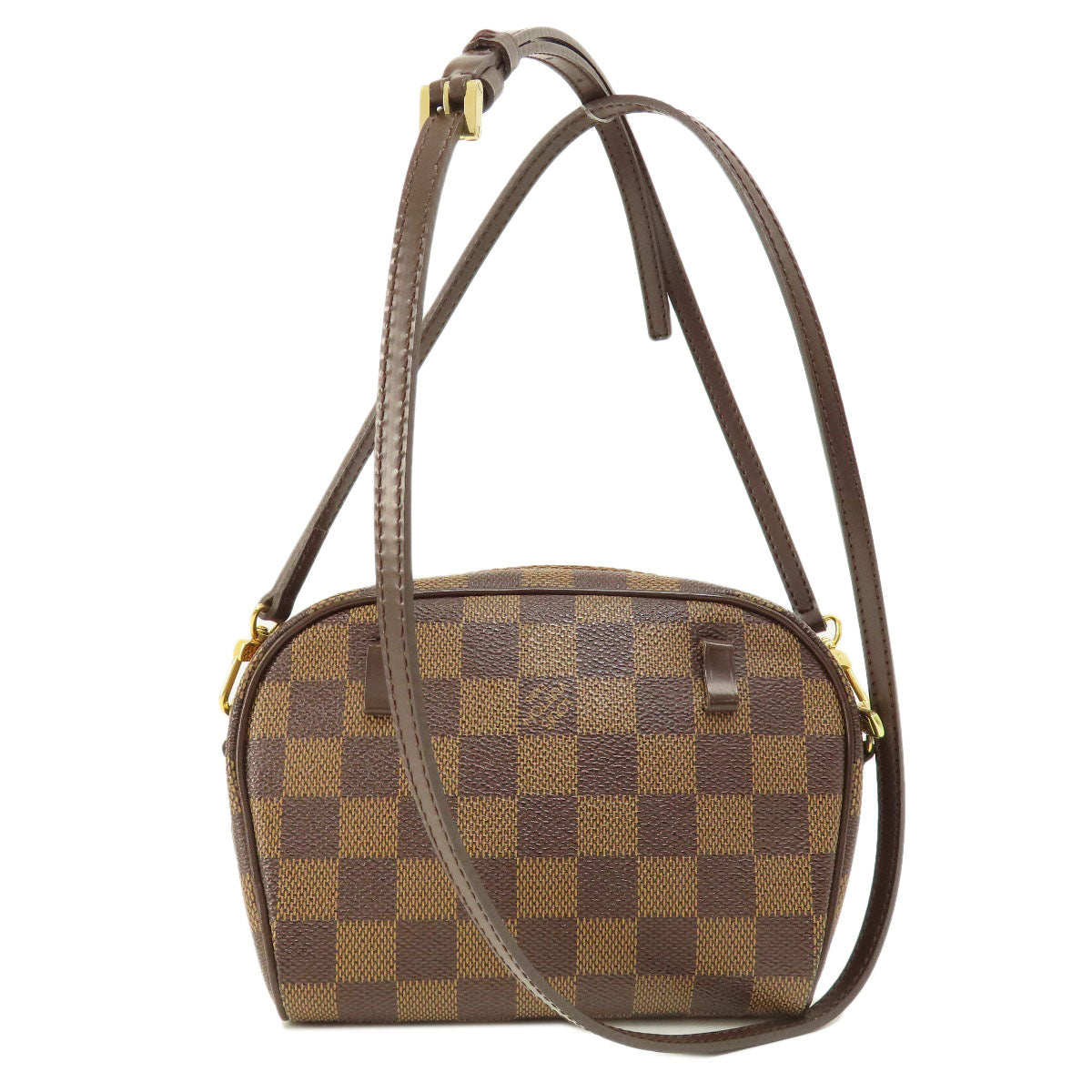 LOUIS VUITTON ルイヴィトン N51296 ポシェット イパネマ ダミエ エベヌ ショルダーバッグ ダミエキャンバス レディース 中古