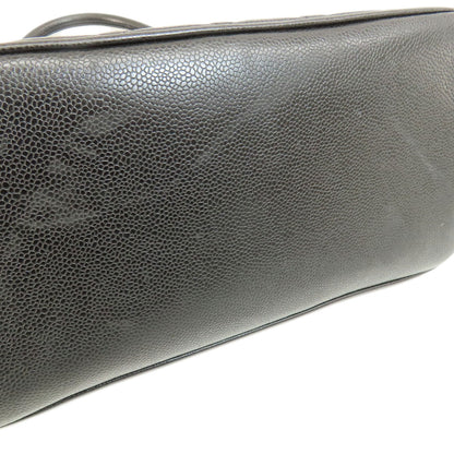 CHANEL シャネル 復刻トート ゴールド金具 トートバッグ グレインド カーフスキン レディース 中古