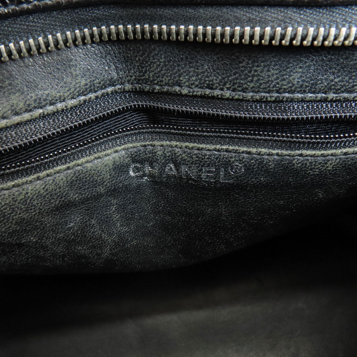 CHANEL シャネル 復刻トート ゴールド金具 トートバッグ グレインド カーフスキン レディース 中古