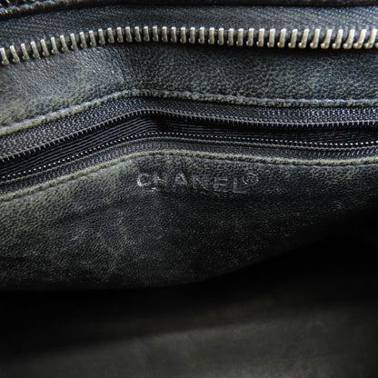 CHANEL シャネル 復刻トート ゴールド金具 トートバッグ グレインド カーフスキン レディース 中古