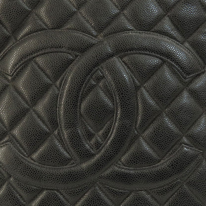 CHANEL シャネル 復刻トート ゴールド金具 トートバッグ グレインド カーフスキン レディース 中古