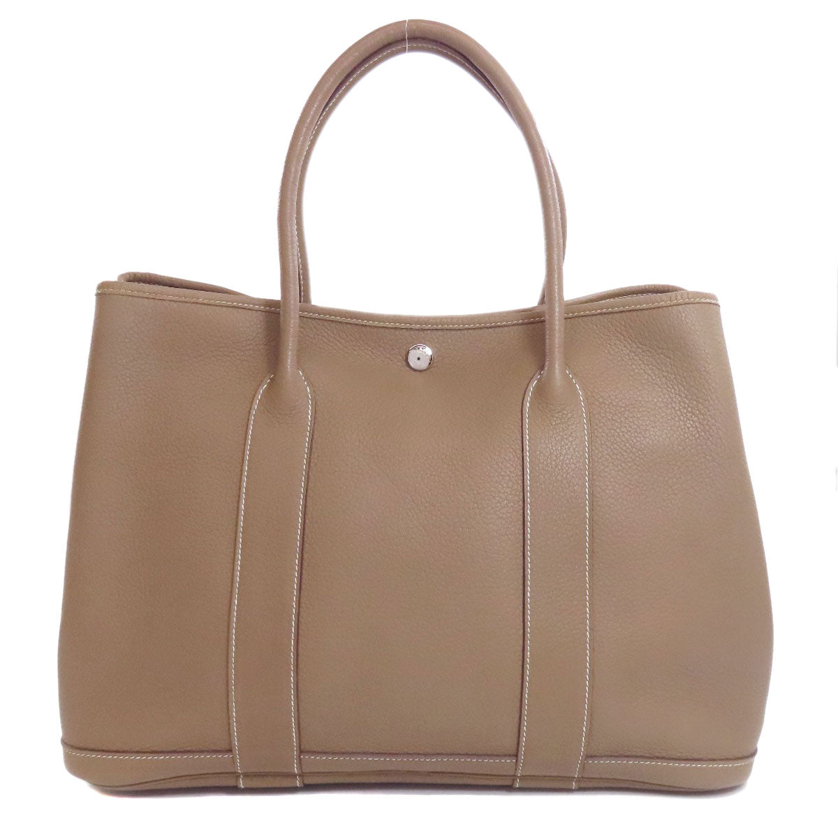 HERMES エルメス ガーデンパーティPM エトープ シルバー金具 トートバッグ ネゴンダ レディース 中古