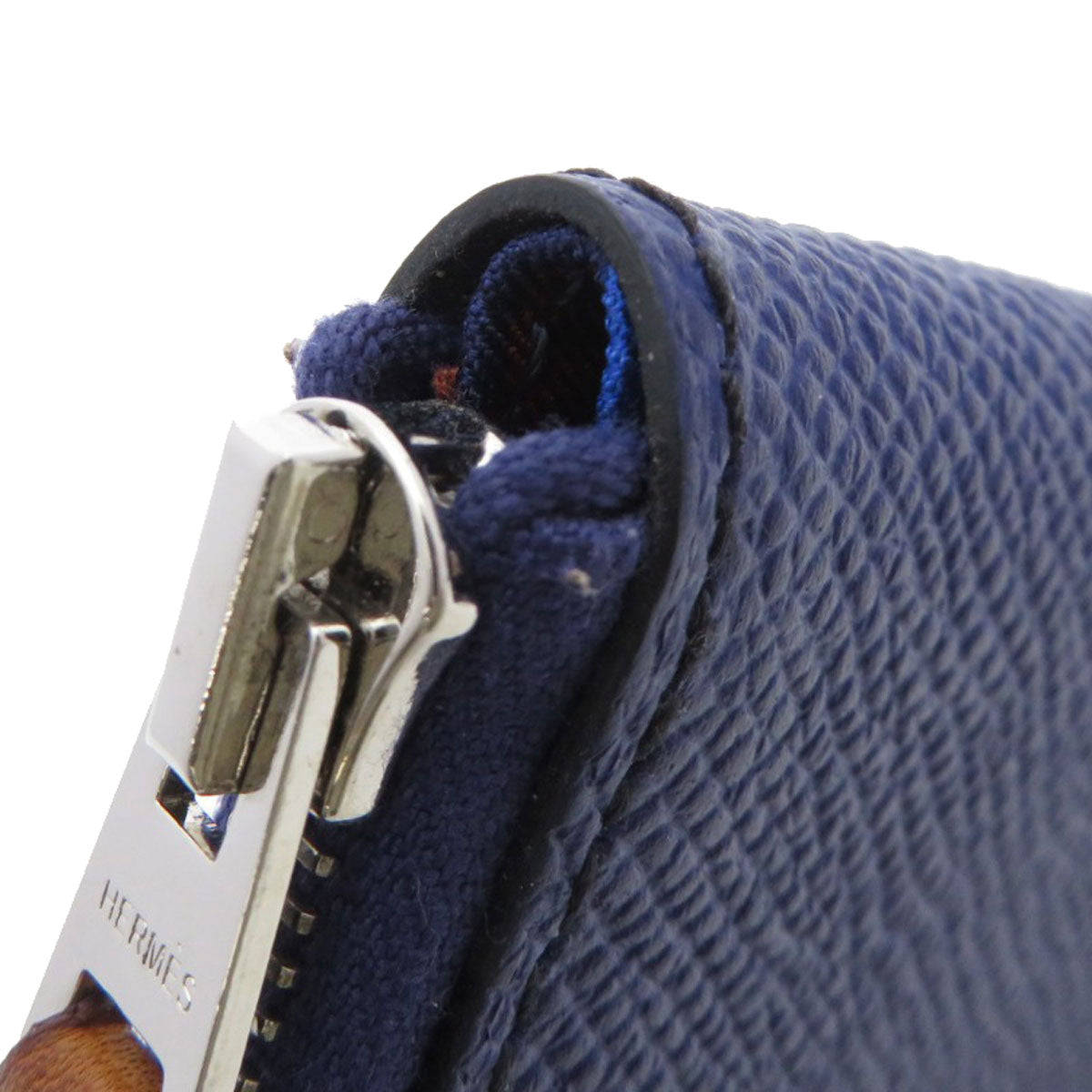 HERMES エルメス アザップシルクイン ミニ コンパクト シルバー金具 コインケース エプソン レディース 中古