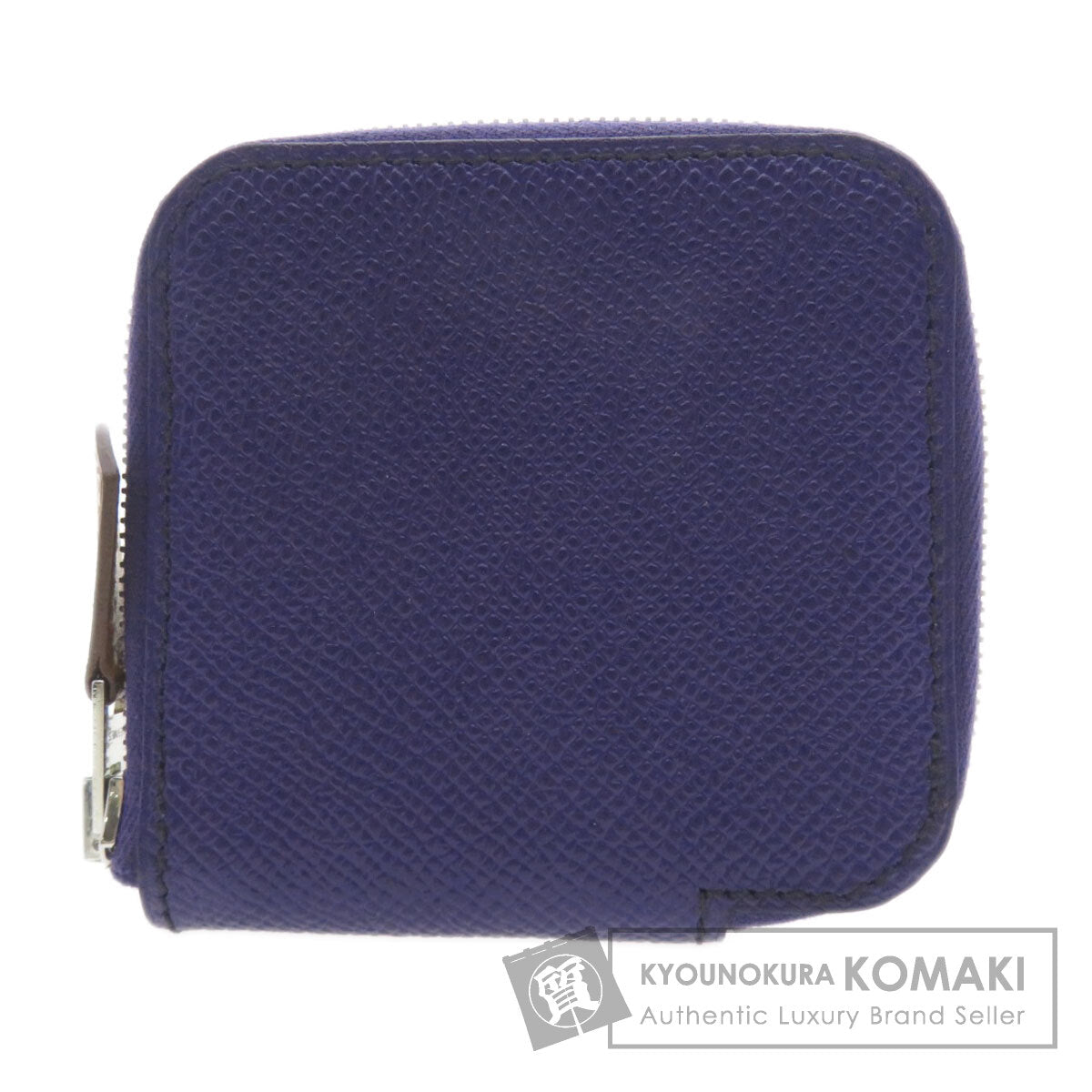 HERMES エルメス アザップシルクイン ミニ コンパクト シルバー金具 コインケース エプソン レディース 中古