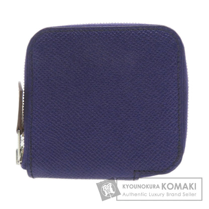 HERMES エルメス アザップシルクイン ミニ コンパクト シルバー金具 コインケース エプソン レディース 中古