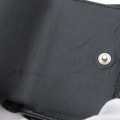 BALENCIAGA バレンシアガ 594312 ロゴモチーフ ミニウォレット 三つ折り 二つ折り財布（小銭入れあり） カーフ レディース 中古