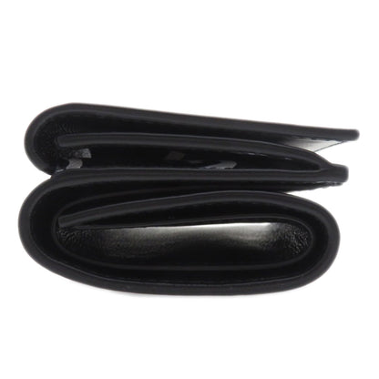 BALENCIAGA バレンシアガ 594312 ロゴモチーフ ミニウォレット 三つ折り 二つ折り財布（小銭入れあり） カーフ レディース 中古