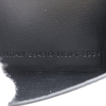 BALENCIAGA バレンシアガ 594312 ロゴモチーフ ミニウォレット 三つ折り 二つ折り財布（小銭入れあり） カーフ レディース 中古
