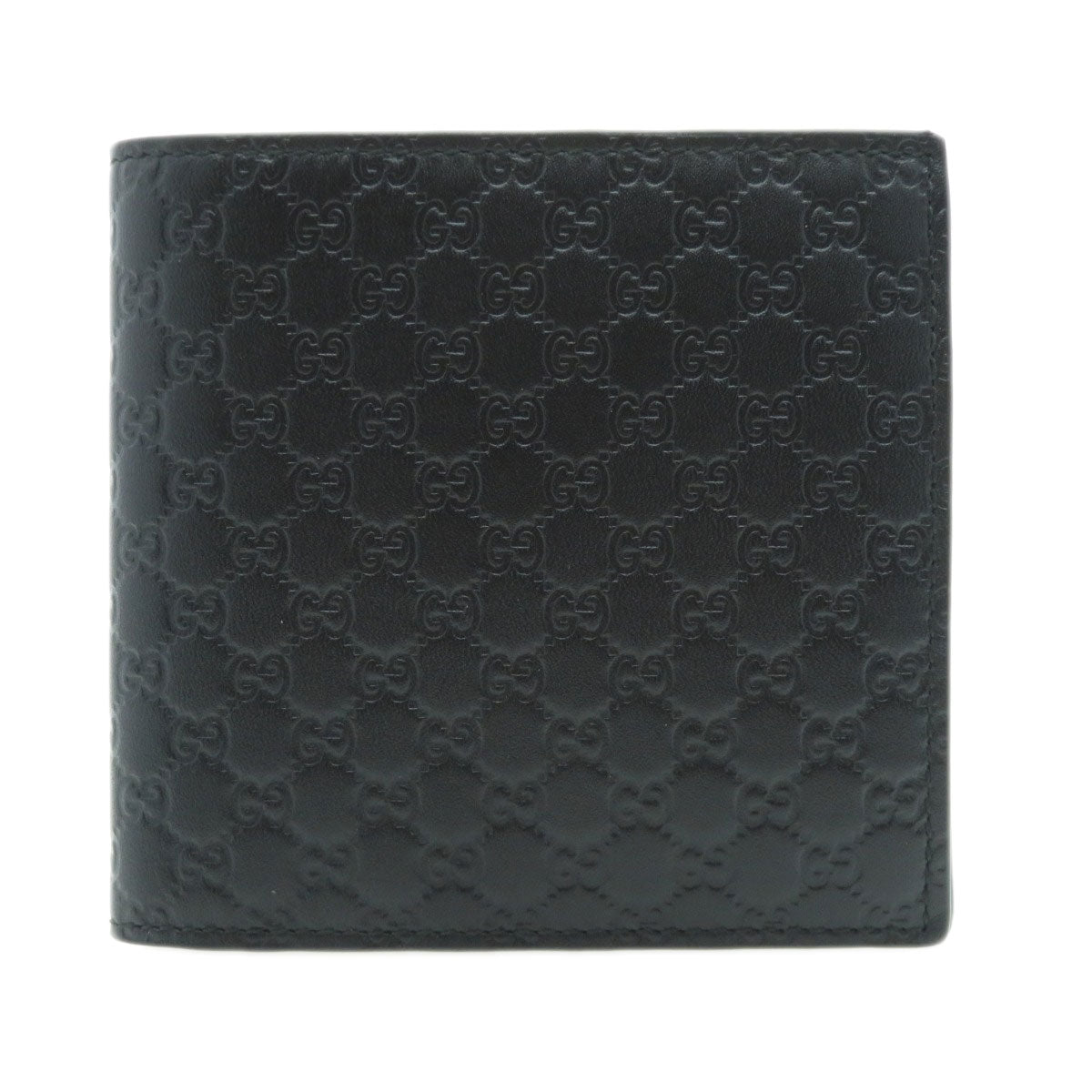 GUCCI グッチ 150413 GGシグネチャー マイクロシマ アウトレット 二つ折り財布（小銭入れあり） カーフ レディース 中古