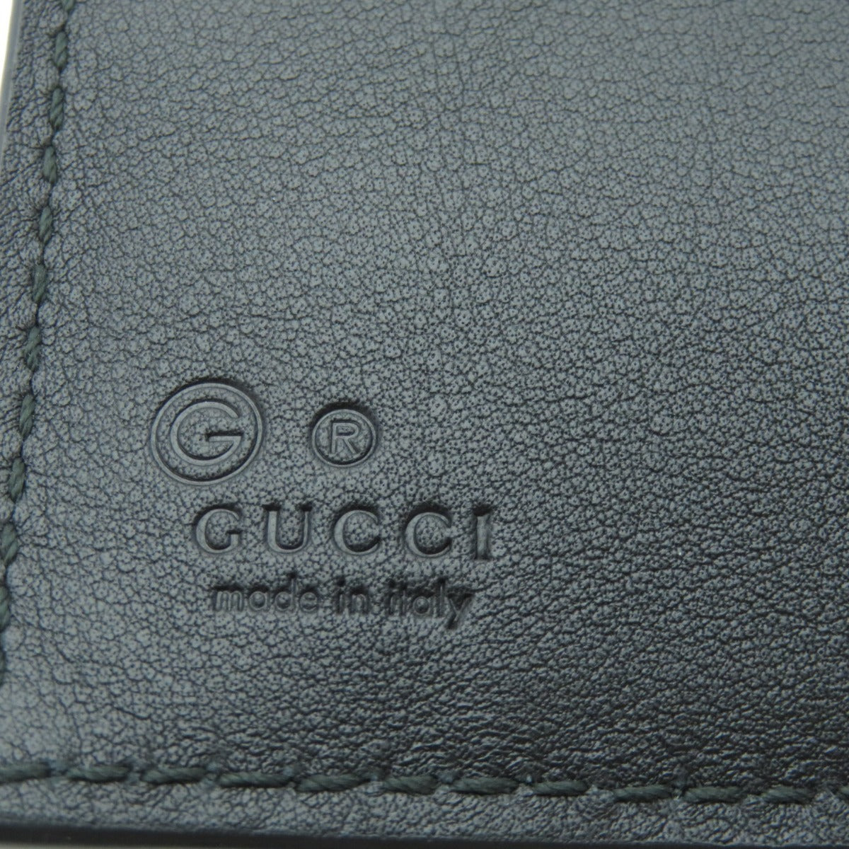 GUCCI グッチ 150413 GGシグネチャー マイクロシマ アウトレット 二つ折り財布（小銭入れあり） カーフ レディース 中古