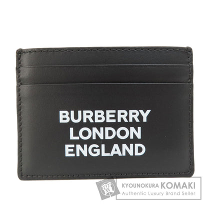 BURBERRY バーバリー ロゴ カードケース レザー レディース 中古