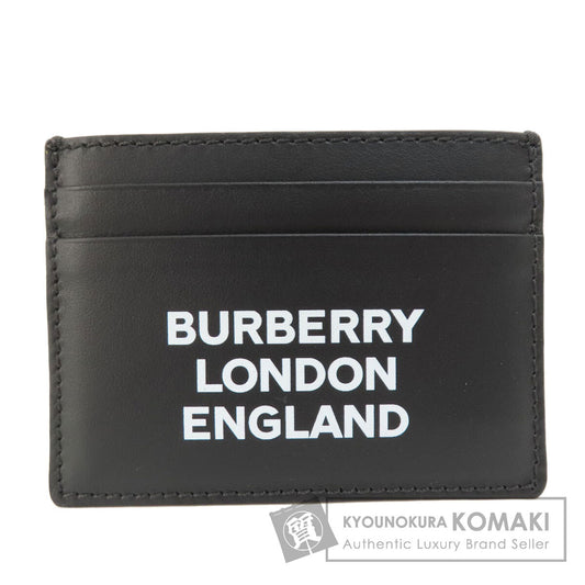 BURBERRY バーバリー ロゴ カードケース レザー レディース 中古