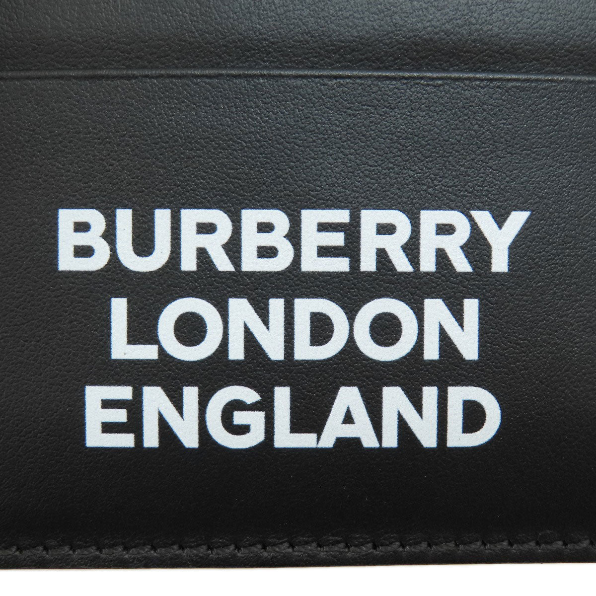 BURBERRY バーバリー ロゴ カードケース レザー レディース 中古