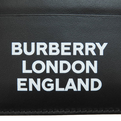 BURBERRY バーバリー ロゴ カードケース レザー レディース 中古