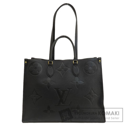 LOUIS VUITTON ルイヴィトン M44925 オンザゴーGM ノワール トートバッグ アンプラント レディース 中古