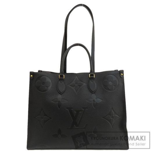 LOUIS VUITTON ルイヴィトン M44925 オンザゴーGM ノワール トートバッグ アンプラント レディース 中古