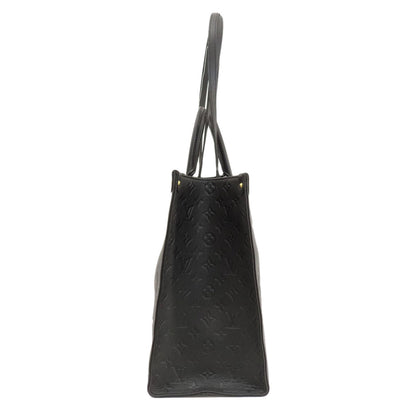 LOUIS VUITTON ルイヴィトン M44925 オンザゴーGM ノワール トートバッグ アンプラント レディース 中古