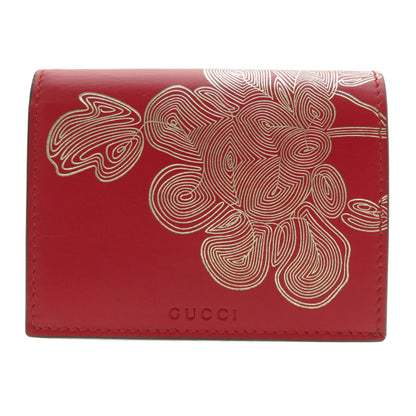 GUCCI グッチ 465859 チャイニーズ ニューイヤー 二つ折り財布（小銭入れあり） カーフ レディース 中古